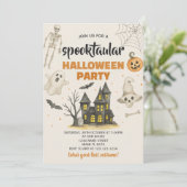 Carte de fête d'Halloween adorable (Debout devant)