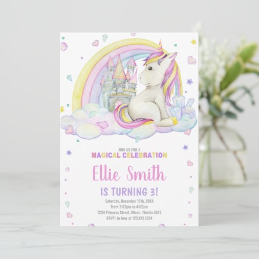 Carte de Fête d'Imaginaire Filles Editable avec Ma (Debout devant)