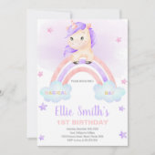 Carte de fête d'Imaginaire pour filles avec étince (Devant)