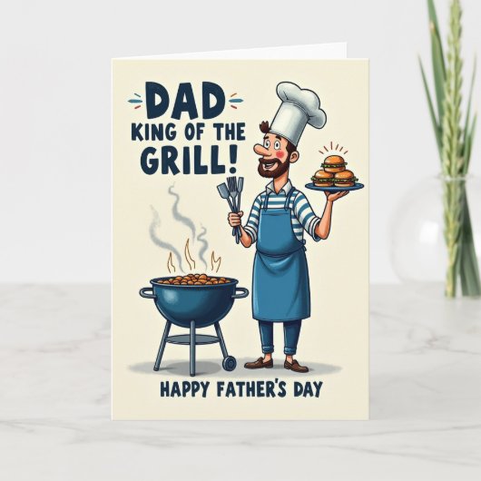 Carte de Fête du Chef Papa (Devant)