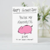 Carte de fête du père (Debout devant)