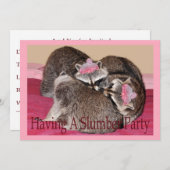 carte de fête du sommeil (Devant / Derrière)