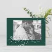 Carte de fête festive avec confettis joyeux (Debout devant)