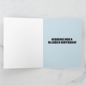 CARTE DE FÊTE FILLE AU CHAT (Intérieur)
