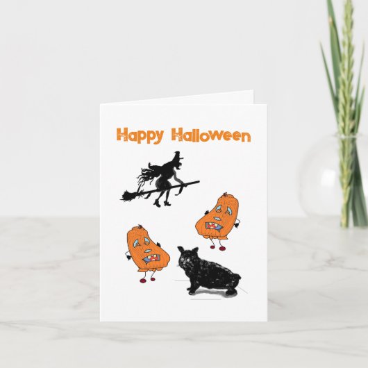 Carte de Fête G : Halloween (Devant)