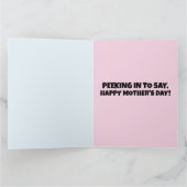 CARTE DE FETE MAMAN CHAT CURIEUX (Intérieur)