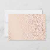 CARTE DE FÊTE Pale blush rose faux or (Dos)