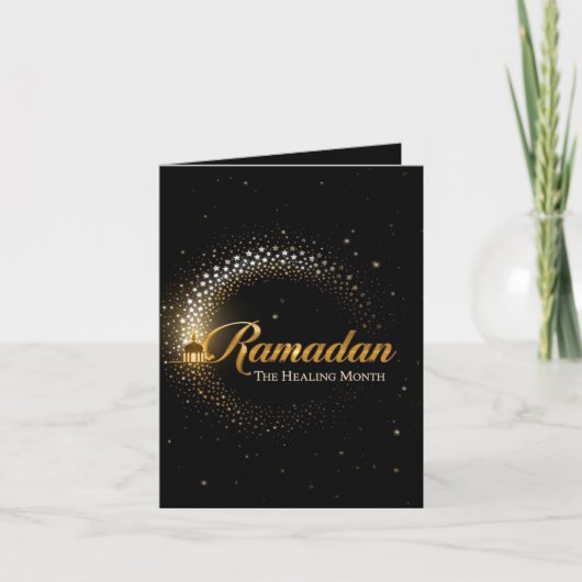 Carte de fête personnalisée Ramadan MubaraK (Devant)