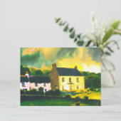 Carte de fête plate (Debout devant)