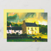 Carte de fête plate (Devant / Derrière)