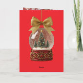 Carte de Fête Pliée (Dos)