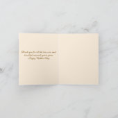 Carte de fête pliée - Carte de la fête des mères a (Intérieur)
