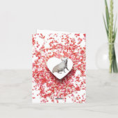 Carte de fête pliée de la Saint-Valentin de Chihua (Dos)