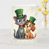 Carte de Fête pour Amis (Fleur jaune)