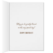 Carte de fête religieuse catholique de Saint Josep (Intérieur (Droit))