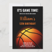 Carte de fête sportive pour garçons avec cour écla (Devant)