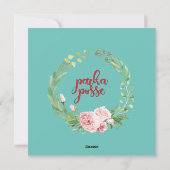 Carte de fête unique 🎄 Parka Posse de Noël (Dos)