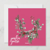 Carte de fête unique 🎄 Parka Posse de Noël (Dos)