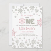 Carte de fête Winter Wonderland personnalisable (Devant)