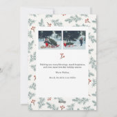 Carte de Fêtes Botaniques Baies (Dos)