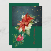 Carte de fêtes plate (Devant / Derrière)