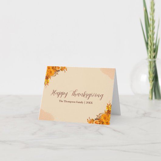 Carte de Fêtes Pliée (Devant)