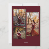 Carte de fêtes pour l'annonce de bébé : Plus on es (Dos)