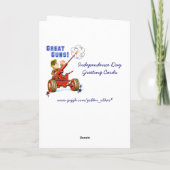 Carte de feux d'artifice 4 juillet (Dos)