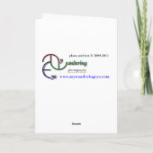 Carte de feux d'artifice de Noël (Dos)