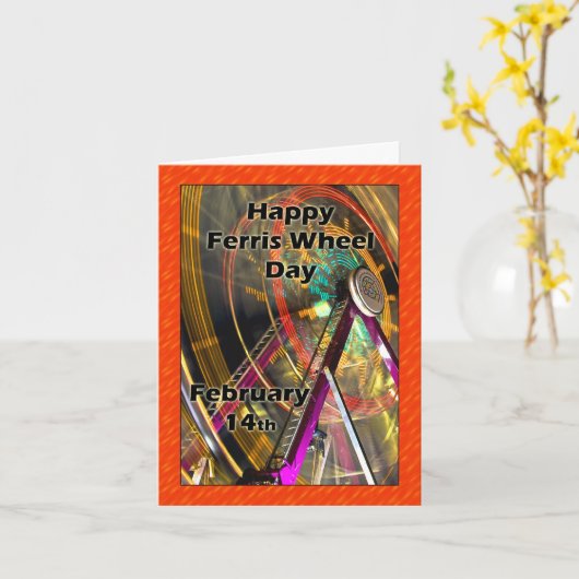 Carte de février 14 (Fleur jaune)