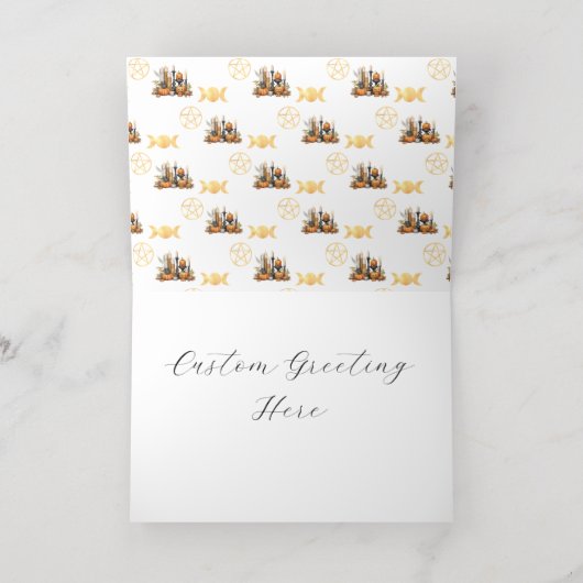 Carte de fiançailles Samhain (Couchage intérieur)