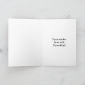 Carte de Fiançailles Welsh Happy (Intérieur)