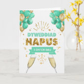 Carte de Fiançailles Welsh Happy (Fleur jaune)