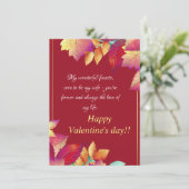 Carte de fiancée (Debout devant)