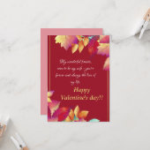 Carte de fiancée (Devant/Arrière en situation)