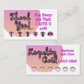 Carte de fidélité (Devant / Derrière)