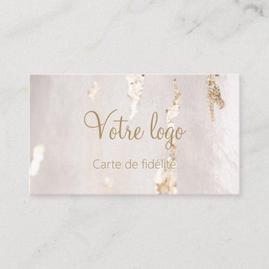 CARTE DE FIDÉLITÉ (Devant)