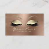 Carte de fidélité 10 Lashes de maquillage Extensio (Devant)