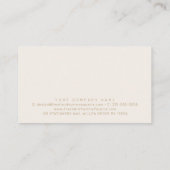Carte de fidélité 10 perforations Avery Logo Or Vi (Dos)