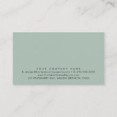 Carte de fidélité 10 perforations EVERLY Art Déco (Dos)
