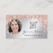 Carte de fidélité 10 Punch Crown Argent QR Logo Ph (Devant)