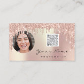 Carte de fidélité 10 Punch Rose Couronne Gold QR P (Devant)