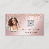 Carte de fidélité 10 Punch Rose de la Couronne QR (Devant)