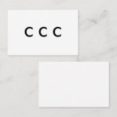 CARTE DE FIDÉLITÉ 3 (Devant / Derrière)