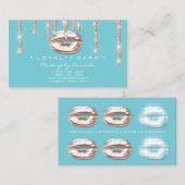 Carte de fidélité 6 Artiste maquillage de salon de (Devant / Derrière)