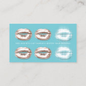 Carte de fidélité 6 Artiste maquillage de salon de (Dos)