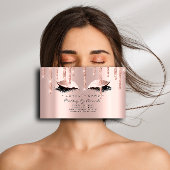 Carte de fidélité 6 Beauté Salon Lashes Rose Gold