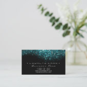 Carte de fidélité 6 Beauté Salon Lashes Turquoise  (Debout devant)