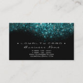 Carte de fidélité 6 Beauté Salon Lashes Turquoise  (Devant)