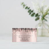 Carte de fidélité 6 Paillettes Maquillage Artiste (Debout devant)